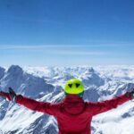 Mountaineers hiking and climbing on the breathtaking slopes of Elbrus, Europe's highest peak.