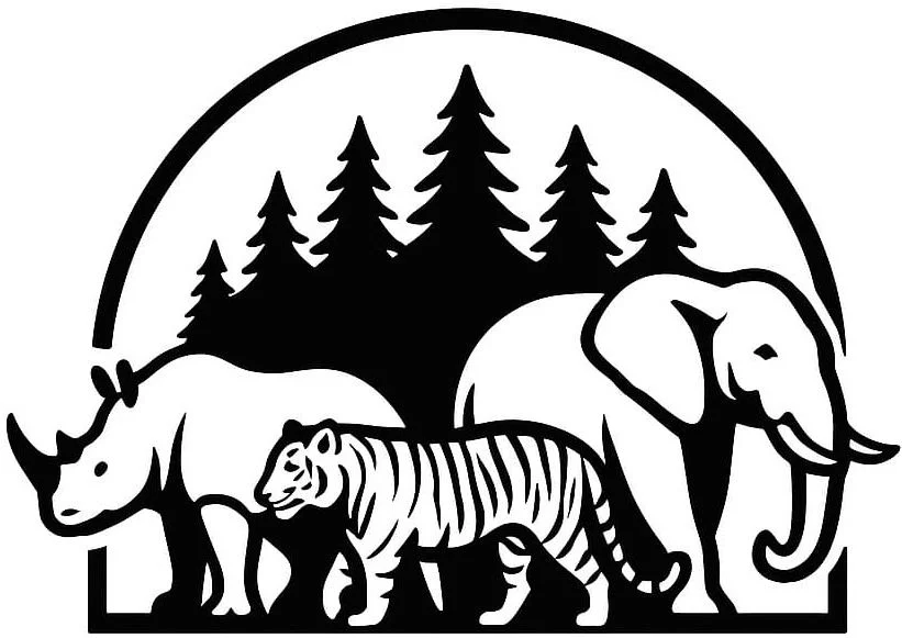 Bardia Forest Camp Logo