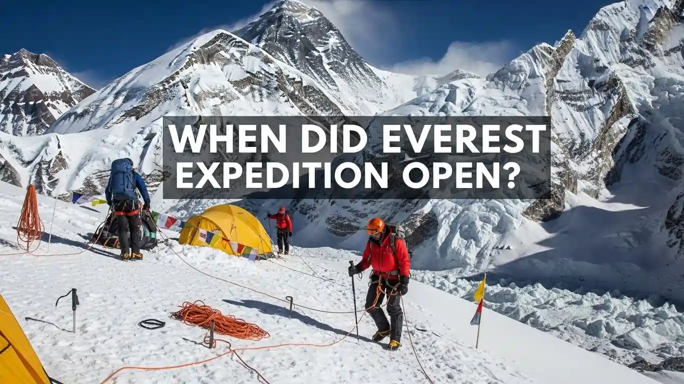 When Did Everest Expedition Open? Complete Timeline Explained
