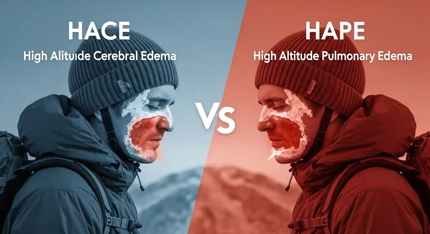 HACE vs HAPE: Understanding High Altitude Cerebral and Pulmonary Edema