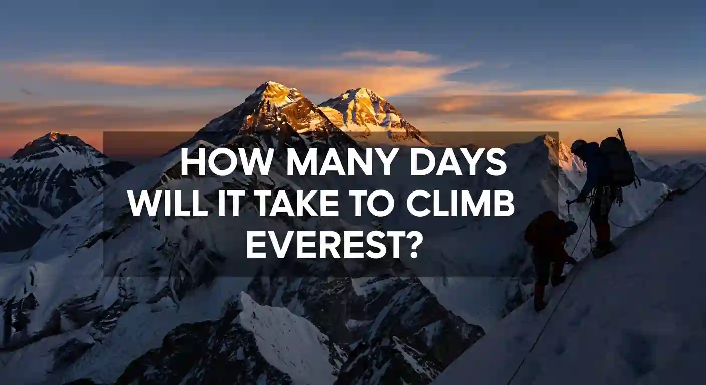 How Many Days Will It Take to Climb Everest? Complete Guide 2026